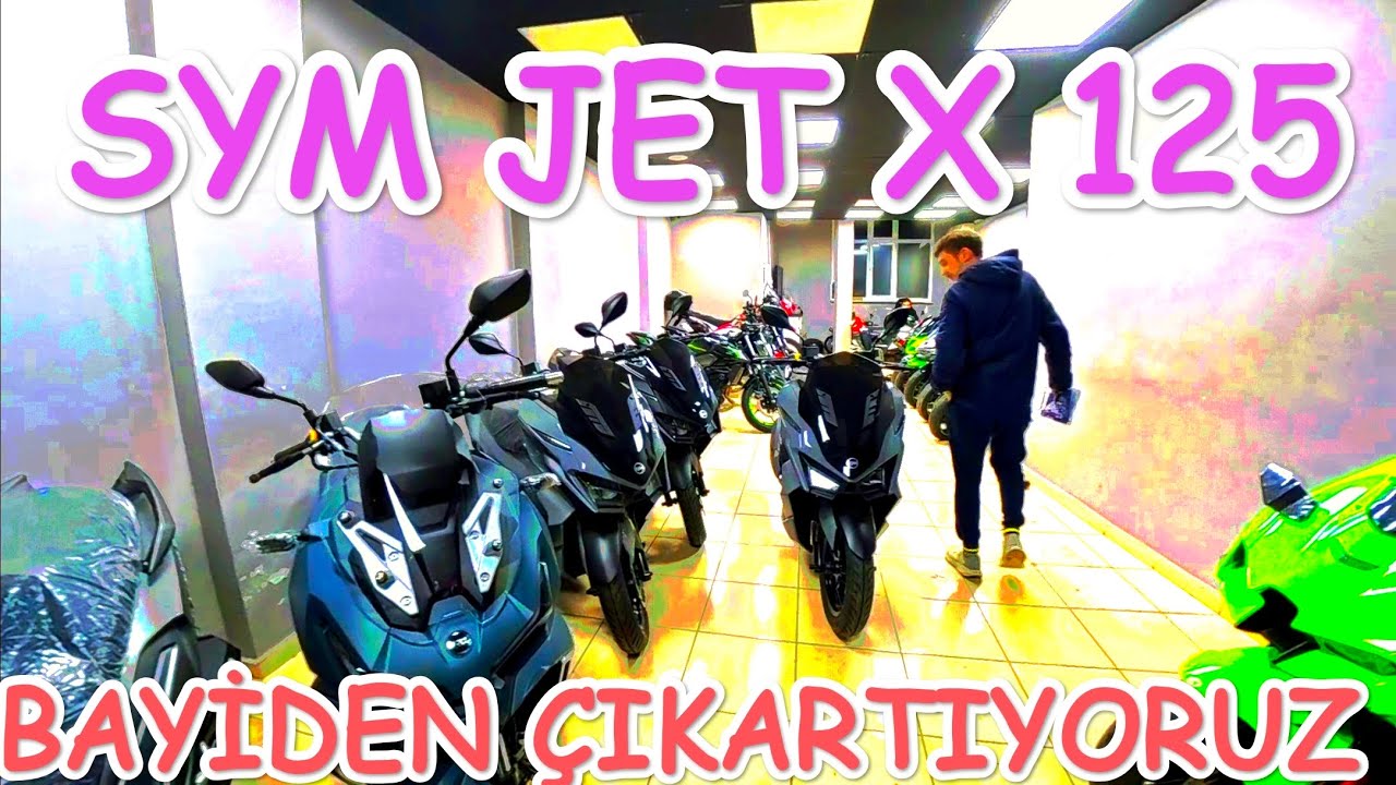 Bayiden sıfır SYM JET X 125 çıkarttık. Fevzi'ye hayırlı olsun. 