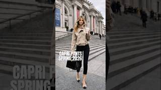 CAPRI PANTS SPRING 2026. NYC Street Style.#serinamancini #nycstreetstyle #spring2026