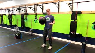 Hinged Medicine Ball Chest Pass