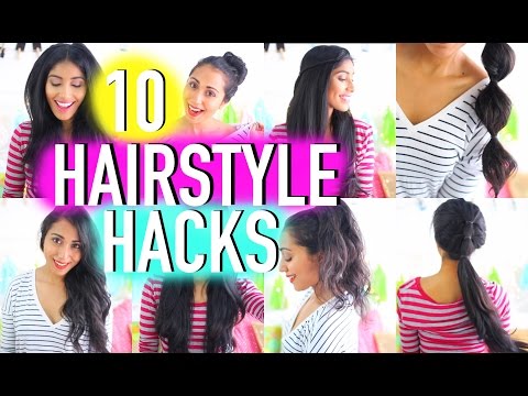 10 Lazy Girl Hairstyle Hacks Paris Roxy Youtube