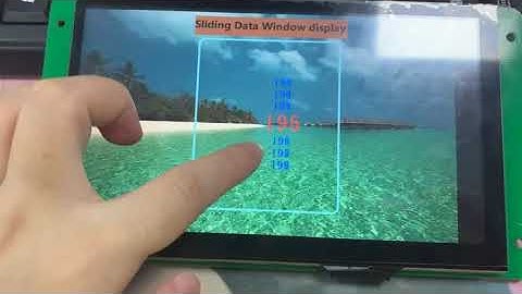 DWIN Sliding Data Window Display