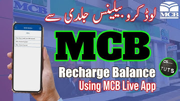 how to recharge balance using mcb live app|mcb mobile app se load kaise karen|mcb live