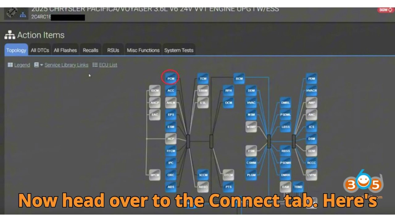 How to Program 2025 Chrysler Pacifica PCM with Topdon Rlink & WiTech 2.0 (Complete Guide)