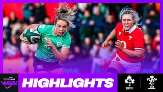 HIGHLIGHTS | IRELAND V WALES | 2024 GUINNESS WOMEN’S SIX NATIONS RUGBY