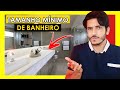 QUAL A MEDIDA IDEAL PARA BANHEIRO OU LAVABO ?