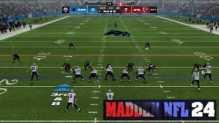 Madden NFL 24 - Carolina Panthers VS Atlanta Falcons Match Gameplay