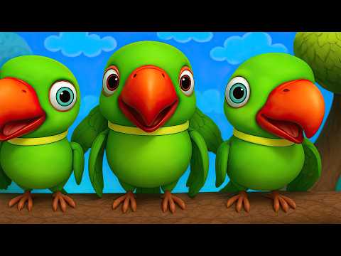Main Tota Hindi Rhymes | मैं तोता मैं तोता | Hindi Nursery Rhymes For Kids | Balgeet | Chiku Rhymes