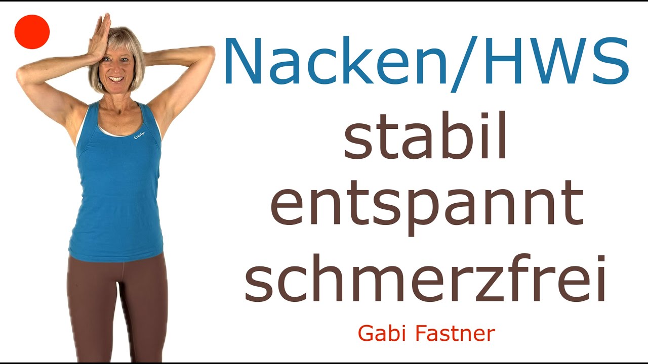 ☺️ 15 min. Nacken / HWS  | entspannt, gestärkt und schmerzfrei | Gymnastik ohne Geräte, im Stehen