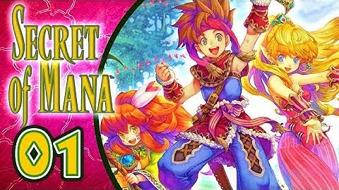 Secret of Mana Walkthrough Part 1 (PS4, Vita) English ~ Seiken Densetsu 2 Remake