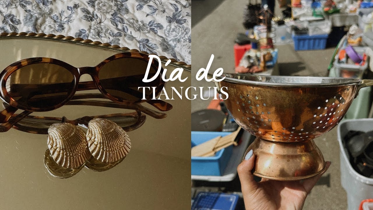 🦪🤎 Aretes vintage + colador de cobre en el tianguis | Nataly Guerrero 