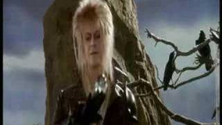 Jareth threatens Hoggle