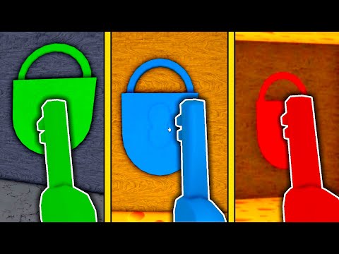 ВСЕ КЛЮЧИ и ДВЕРИ в сырном побеге 2 - Roblox Cheese Escape chapter 2