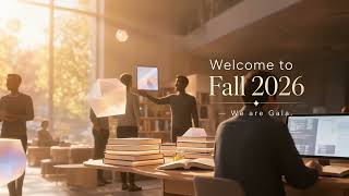 Welcome to Fall 2026! We are Gala!