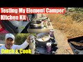 I Tested My Element Campervan diy Kitchen Kit W Short 🎣Catch and Cook
