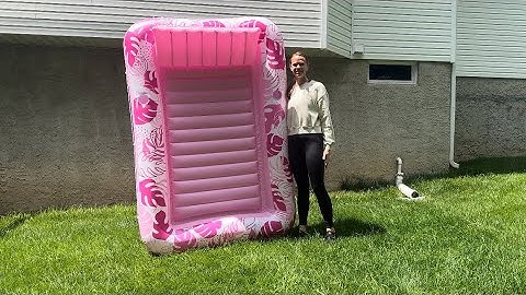 Sloosh Inflatable Tanning Pool Lounge Float #founditonamazon #inflatablepool