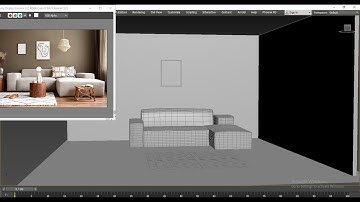 "Master 3D Modeling: Designing a Chic Living Room in 3dsmax" ( Part 1)