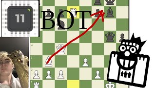 Chess level 11 bot  (1500) game walkthrough