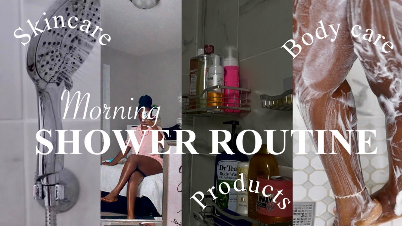 MY MORNING SHOWER ROUTINE 2022 (Body Care Routine + Feminine Hygiene ...