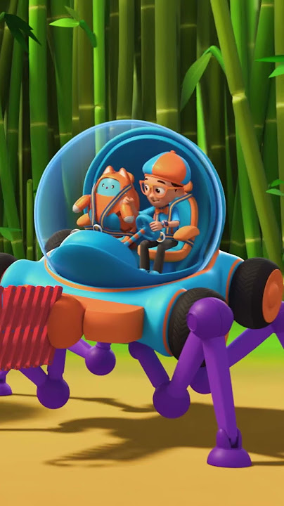 Not even Ice cream ? Learn what pandas eat ! #blippi #blippiwonders #shorts