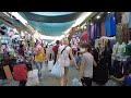 Walking in Izmir: Kemeraltı historical bazaar (Kemeraltı Çarşısı), Turkey, July 2021