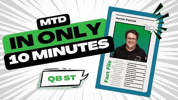 Become MTD Compliant in only 10 Minutes with QuickBooks Sole Trader!