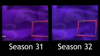 Sesame Street Funding Credits (Season 31 and Season 32) Comparison