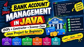 How to Build a Banking App in Java (OOPs & Scanner)