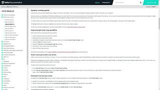 Information New In Unity 6.4: Dynamic overlay panels Update