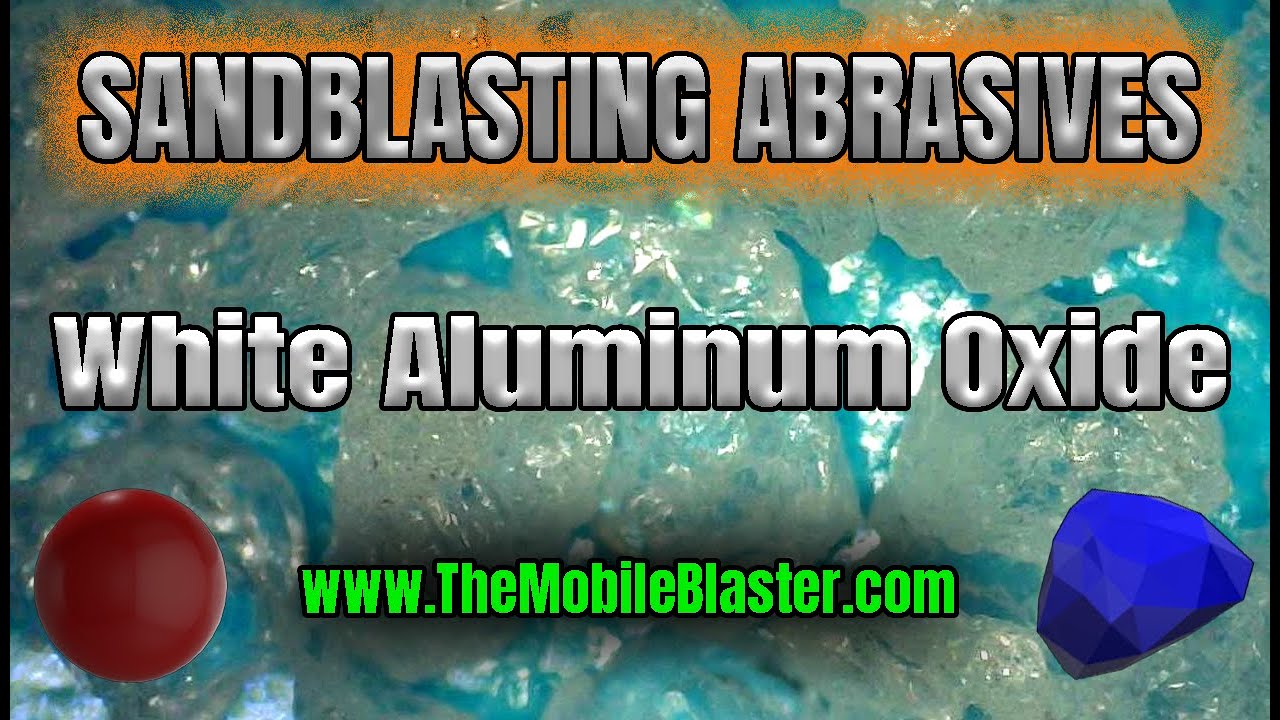 White Aluminum Oxide Sandblasting Abrasive Blast Media White Aluminum