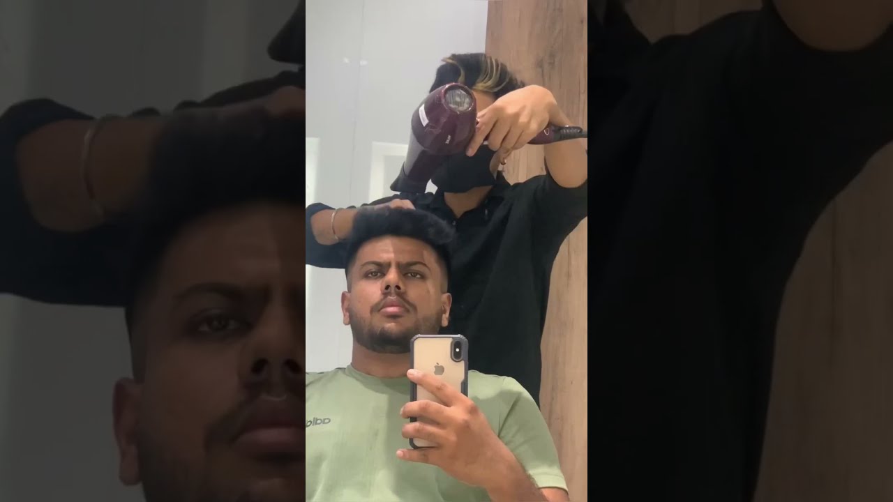 Haircut by Tony & Guy Senior Stylist. 