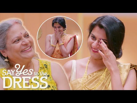 Mother Surprises The Bride During Her Dress Appointment! | Say Yes To The Dress: India