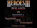 Heroes 3 HotA: POLSKA(Dawidu91) vs ROSJA,(Gomunguls). 2. mecz / www.h3.gg