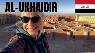 AL-UKHAIDIR FORTRESS : 1,300 YEARS OLD ! IRAQ 🇮🇶 KARBALA إيما تزور حصن الأخيضر🇮🇶