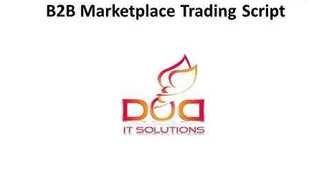 B2B Marketplace Clone Script - DOD IT SOLUTIONS