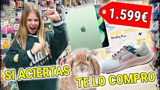 SI ADIVINAS EL PRECIO TE LO COMPRO CHALLENGE! CONSIGO MUCHOS REGALOS / Daniela Go