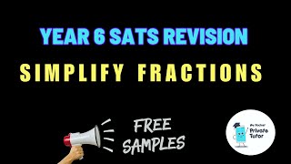 Year 6 maths: How to simplify fractions and find equivalent fractions