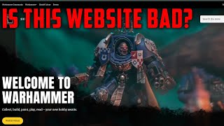 The New Games Workshop Warhammer Website Is Not Very Good