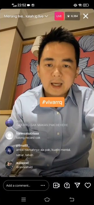 pak ap marah di live #mlbb