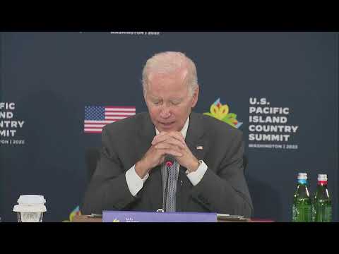 WATCH LIVE: President Biden hosts the U.S.-Pacific Island Country Summit