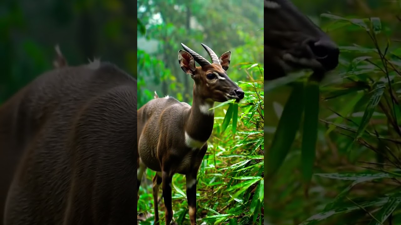 Saola in the Wild 🦌🌫️ | The Asian Unicorn 