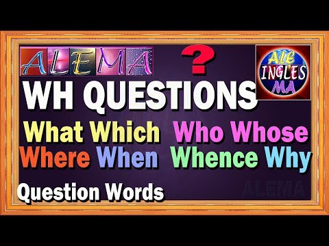 Uso De Wh Question - Oraciones Con Question Words: What, Which, Who, Whose, Where - Lección # 15