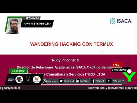 Charla Wandering hacking con Termux