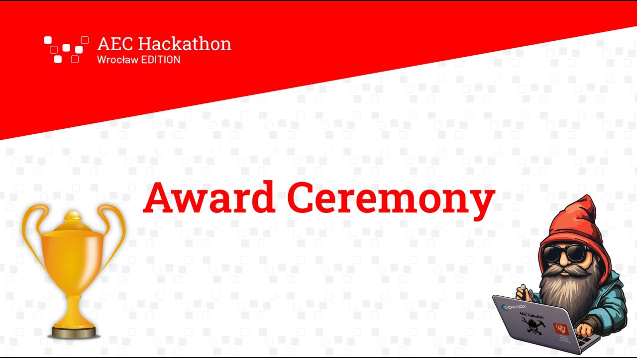 AEC Hackathon Wroclaw Edition - Award Ceremony