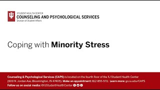 Coping with Minority Stress