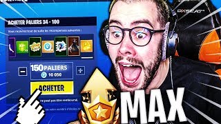 J'ACHETE TOUT LE PASS DE COMBAT SAISON 4 SUR FORTNITE BATTLE ROYALE !!!