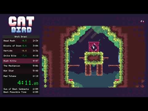 Cat Bird - Any% Grasi Speedrun - 6:12