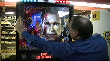 #251 Data East LAST ACTION HERO Pinball Machine in private home since 1993! TNT Amusements
