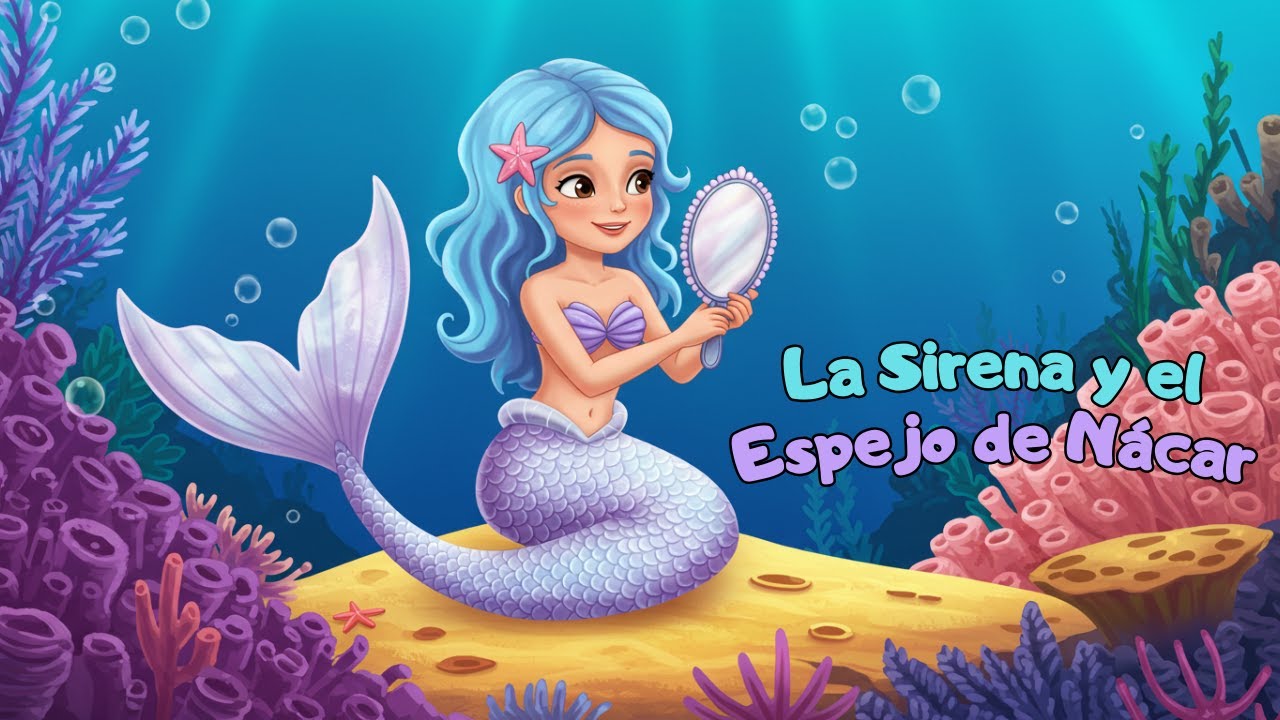 🧜‍♀️ La Sirena y el Espejo de Nácar 🪞 | Cuentos infantiles | Cuentos para niños