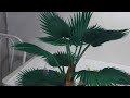 como fazer a palmeira-leque utilizando frisador