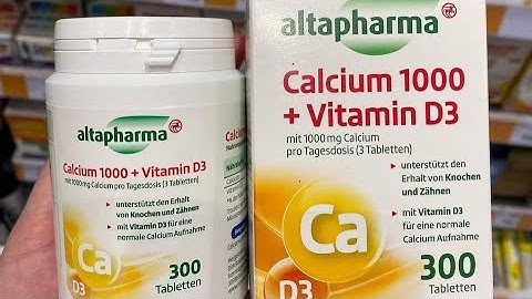 Altapharma calcium-tabletten plus vitamin d3 giá bao nhiêu năm 2024